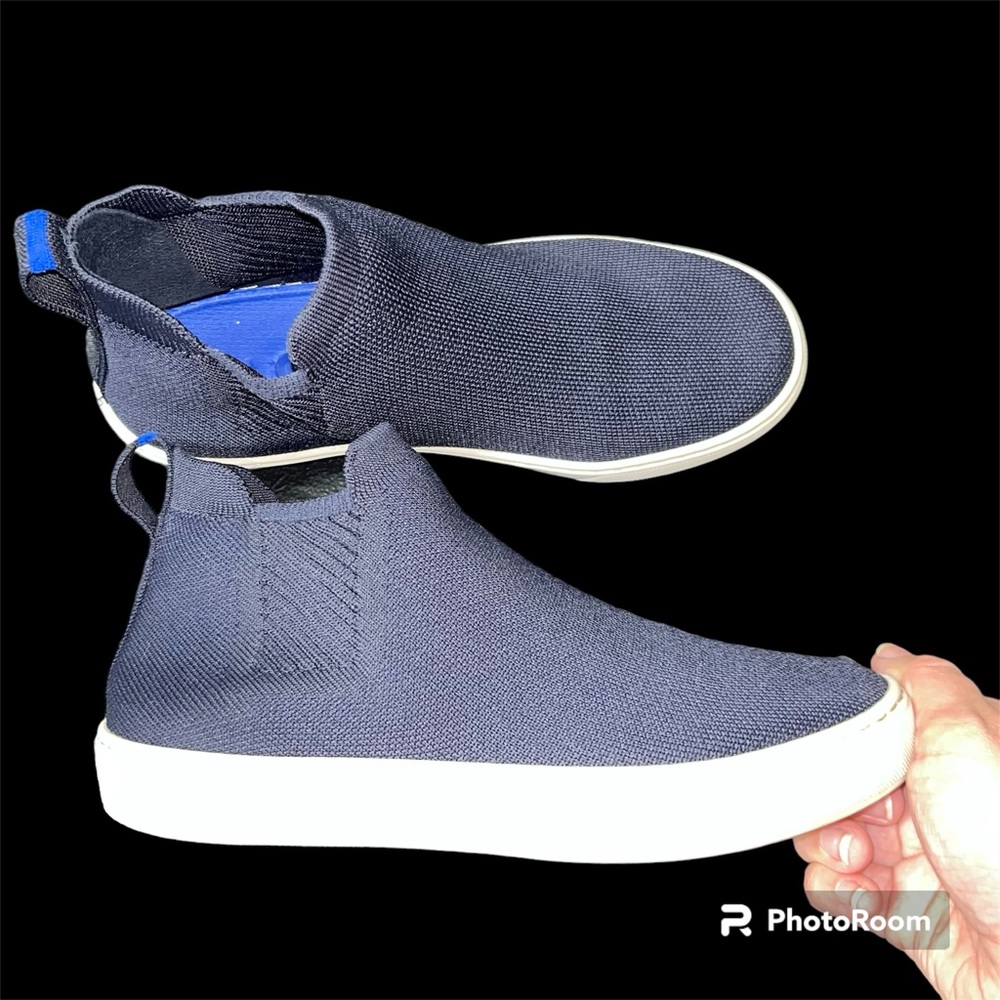 Rothy’s navy high top sneakers
